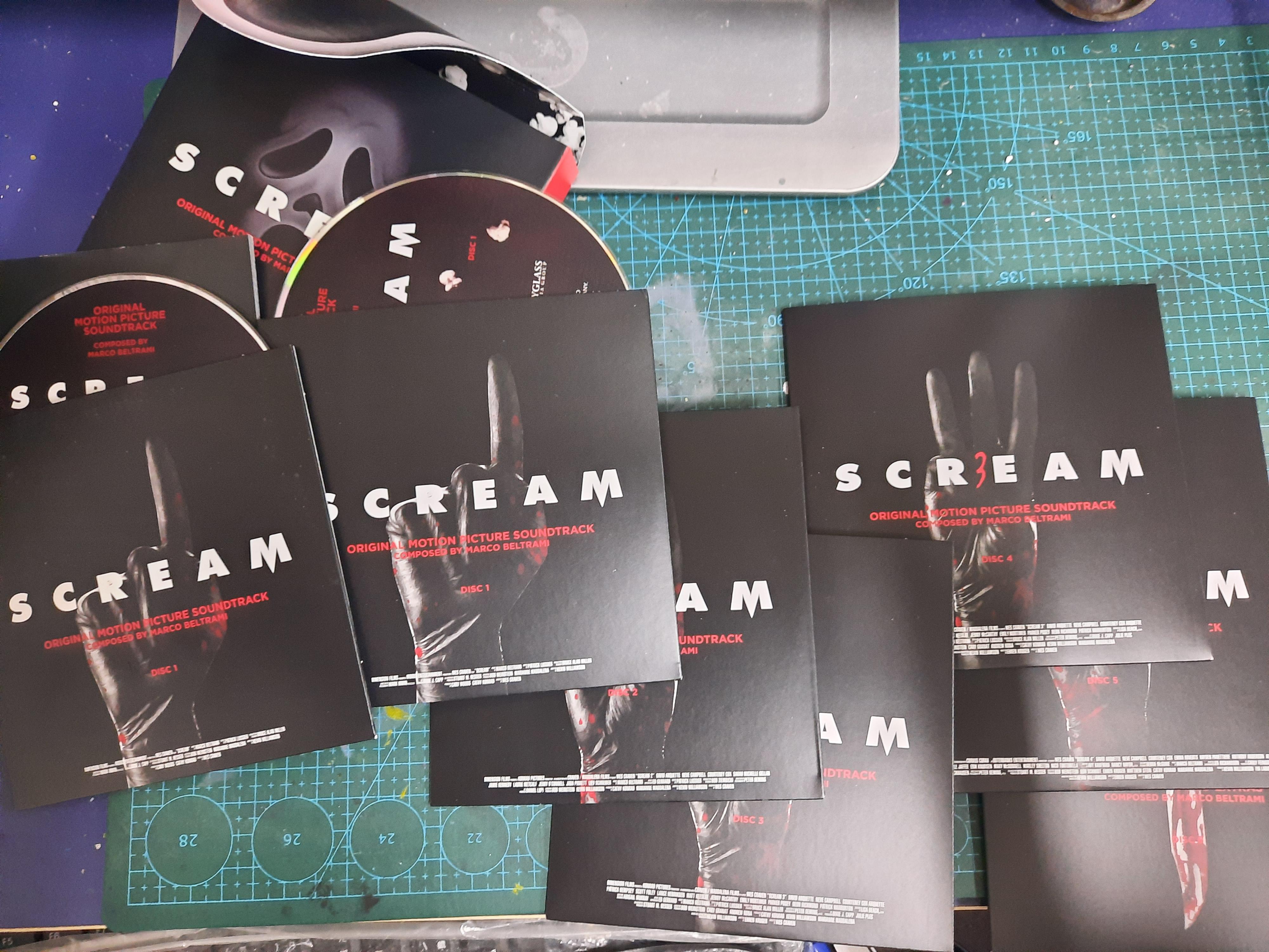 新品　「スクリーム1&2」オリジナル・サウンドトラックスコア/マルコ・ベルトラミ ☆CD スクリーム1+2 SCREAM & SCREAM2 スコア盤 SCORE *マルコ