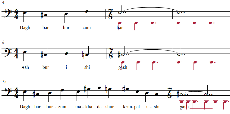 Khazad-Dum - Rings of Power OST by Bear McCreary Kalimba Tabs