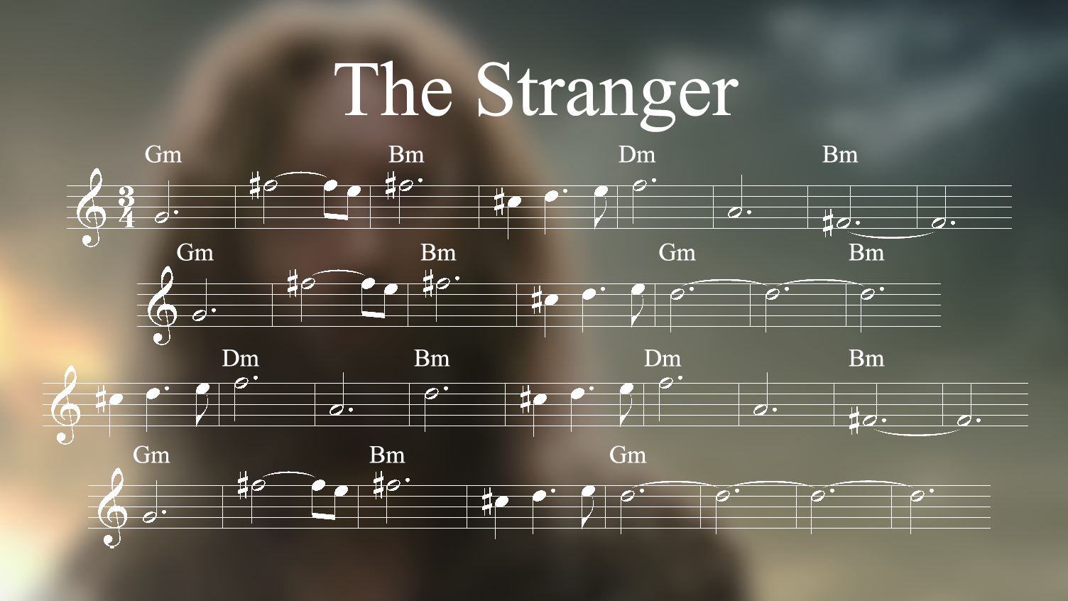 The Stranger - Lord of the Rings: The rings of Power Sheet music