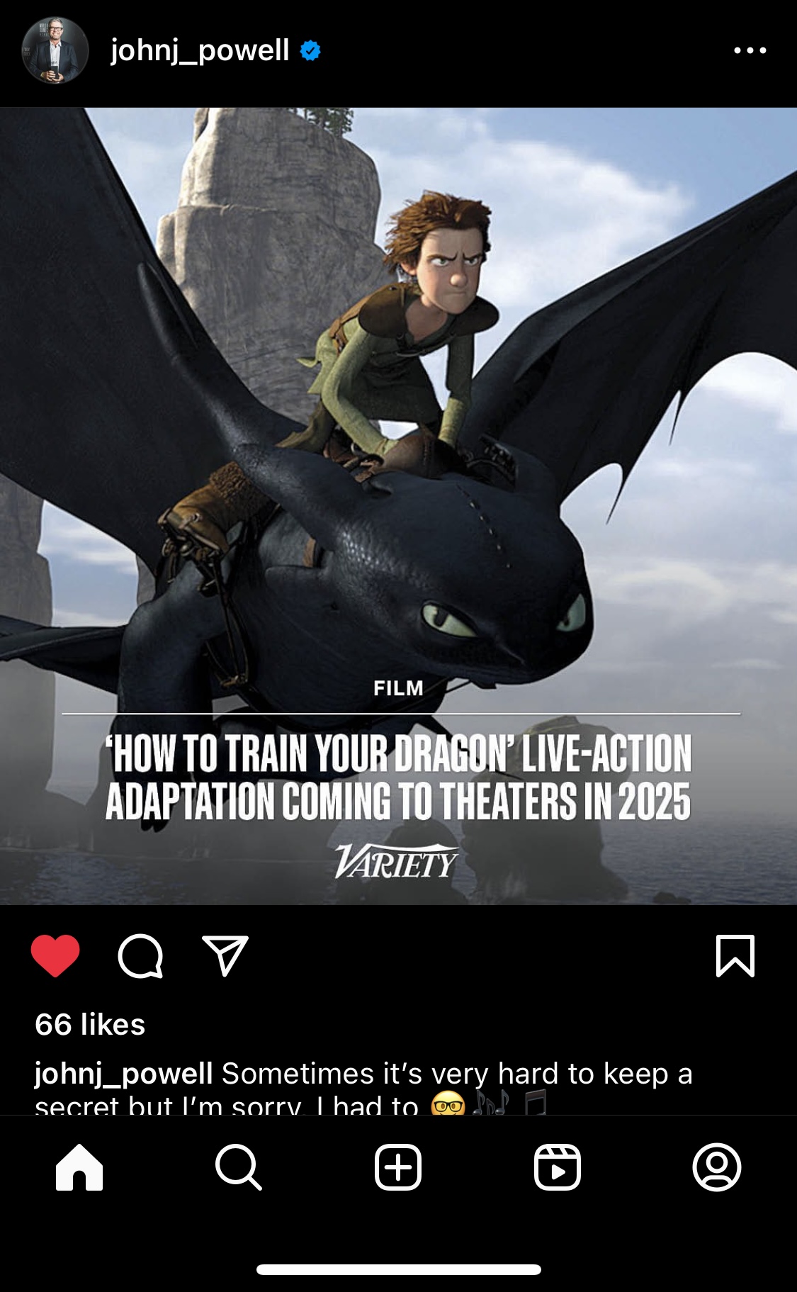 How to Train Your Dragon' Live-Action Remake Officially Announced